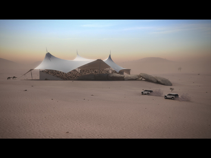 Architekturvisualisierung Ukaz Tent