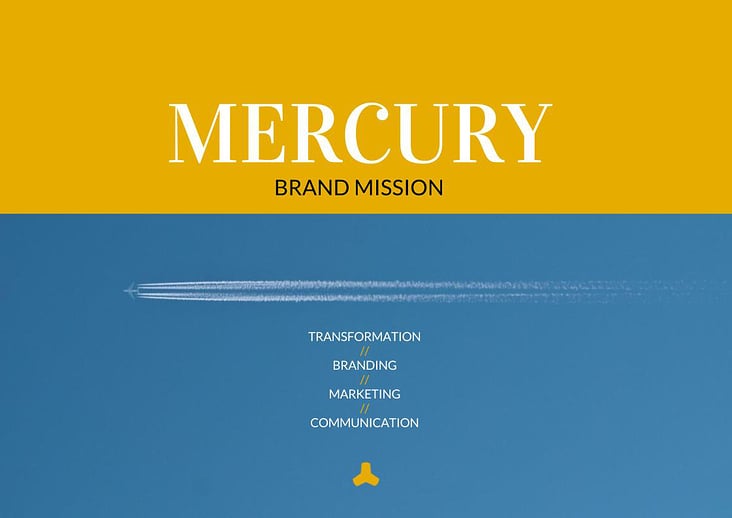 Agenturpräsentation Mercury Brand Mission