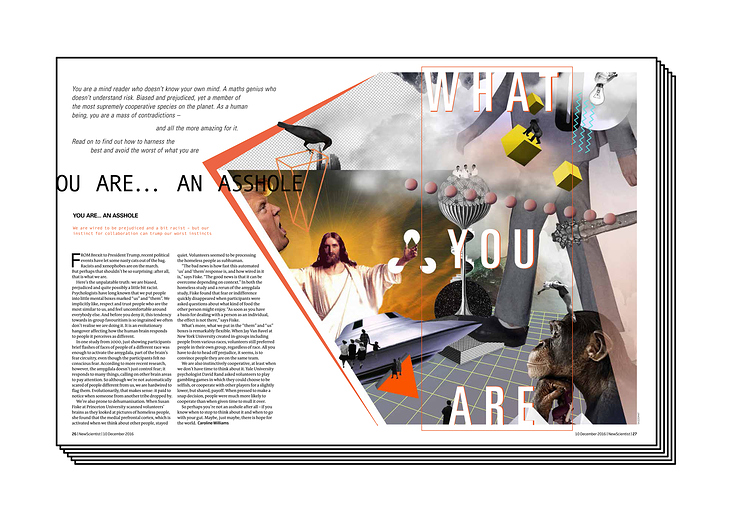YOU ARE AMAZING artwork series for New Scientist mag (GB)