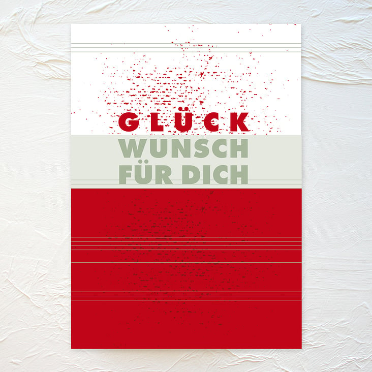 Glückwunschkarte