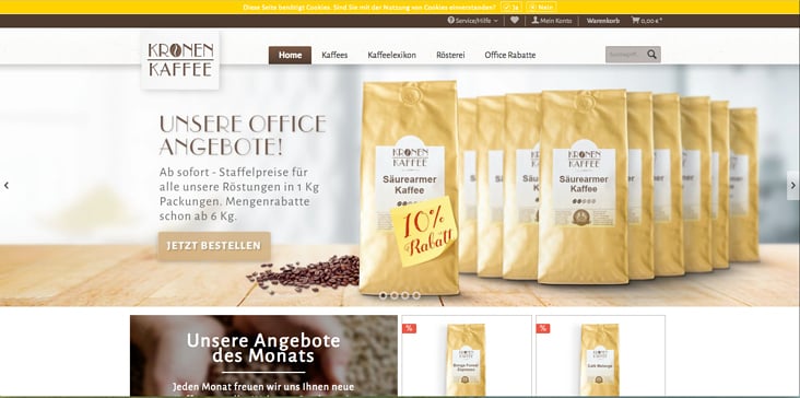 Webshop Systeme mit Komplettbetreuung