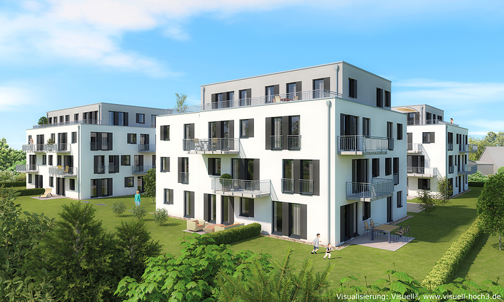 Architekturvisualisierung MFH-Projekt in Weiden