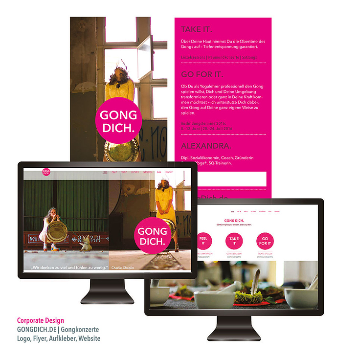 Gong Dich | Corporate Design, Website