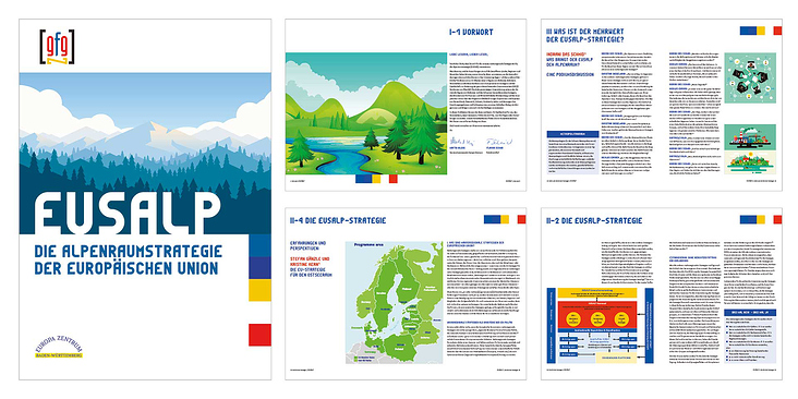 Broschüre zur Alpenraumstrategie (EUSALP)