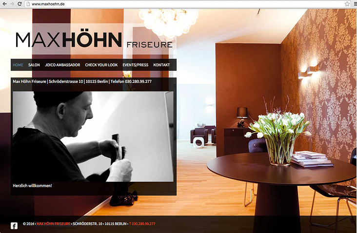 Max Höhn Friseure | Website