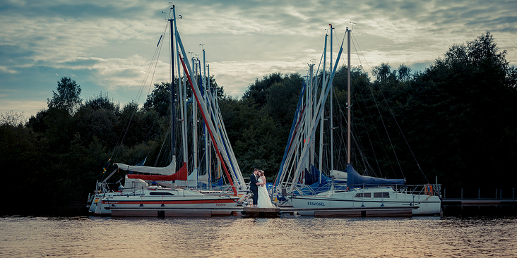 After Weddingsshoot am Bostalsee / Saarland