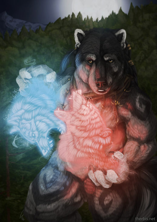 Wolf vs Bear – Auftragsarbeit