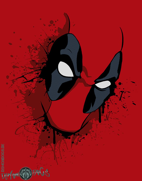 Deadpool Splatter – FanArt Design