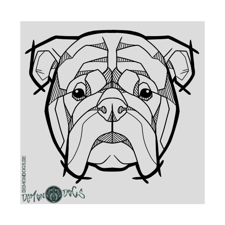 Splitterhunde – Bulldogge – Shop Design – DemonDogs