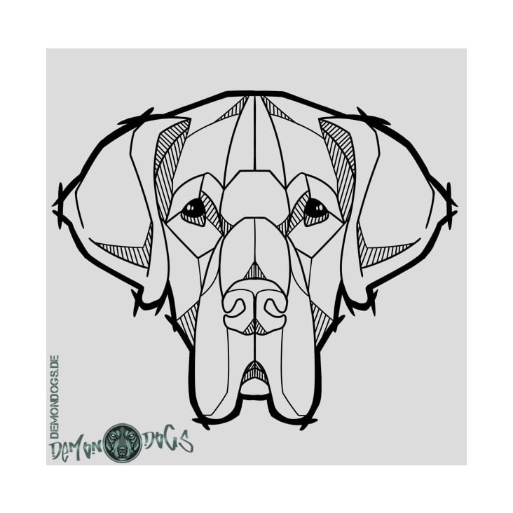 Splitterhunde – Dänische Dogge – Shop Design – DemonDogs