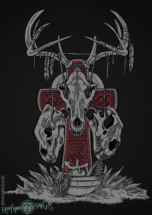 Celtic Totem – Shop Design – DemonDogs