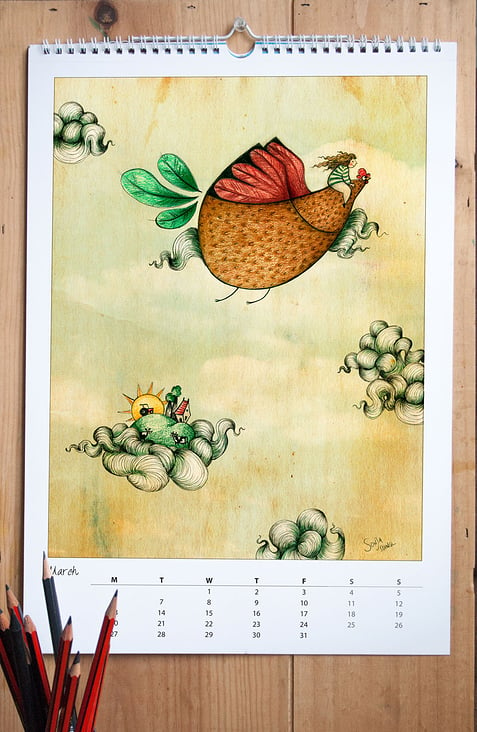 The dream of a chicken – Kalender