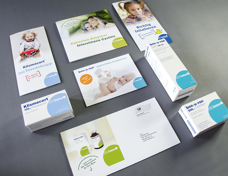 Corporatedesign für bene Arzneimittel GmbH