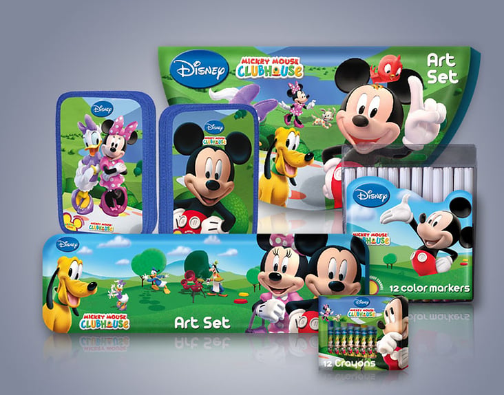 Disney Mickey school set