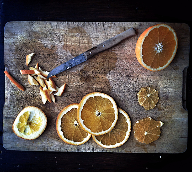 Foodstyling und Foodfotografie: Orangen