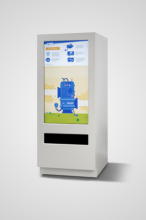 Verkaufsautomat mit Touchscreen
