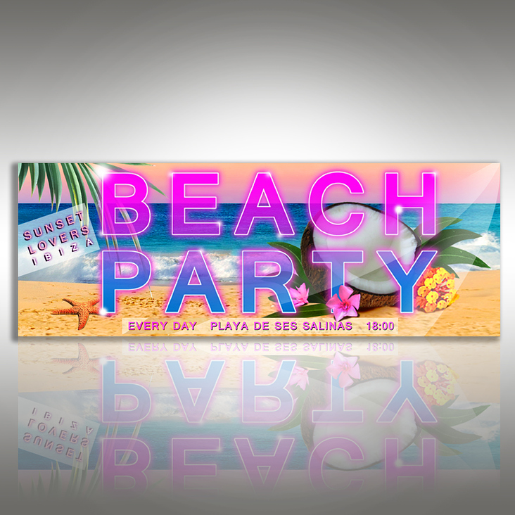 Beach Party – Online Banner