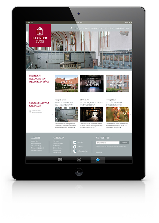 Webseite Kloster Lüne