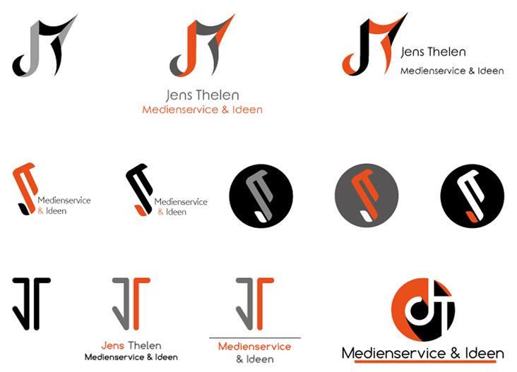 Entwürfe Logo: Jens Thelen – Medienservice & Ideen