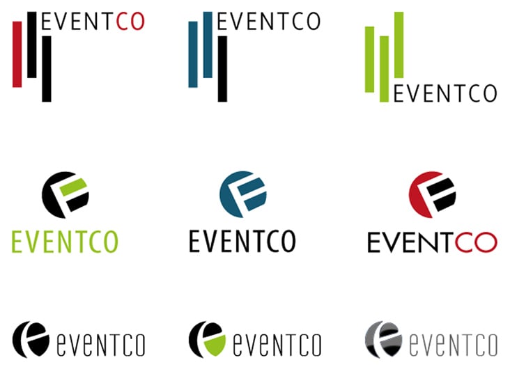 Entwürfe Logo: Eventco Veranstaltungsservice