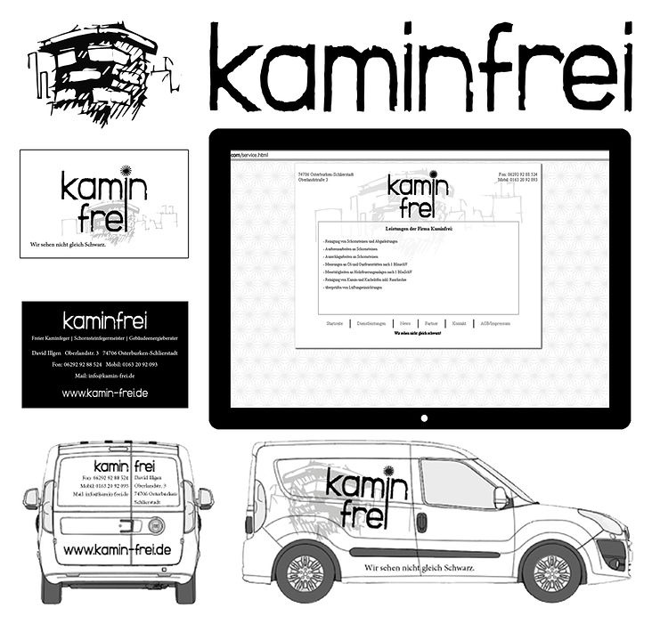 Corporate Design: kaminfrei