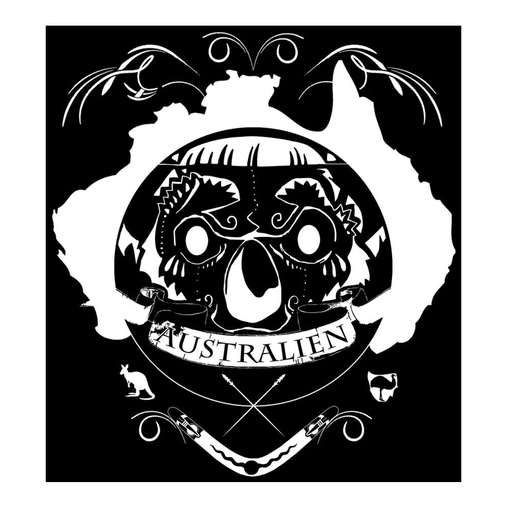 Shirtillustration: Australien