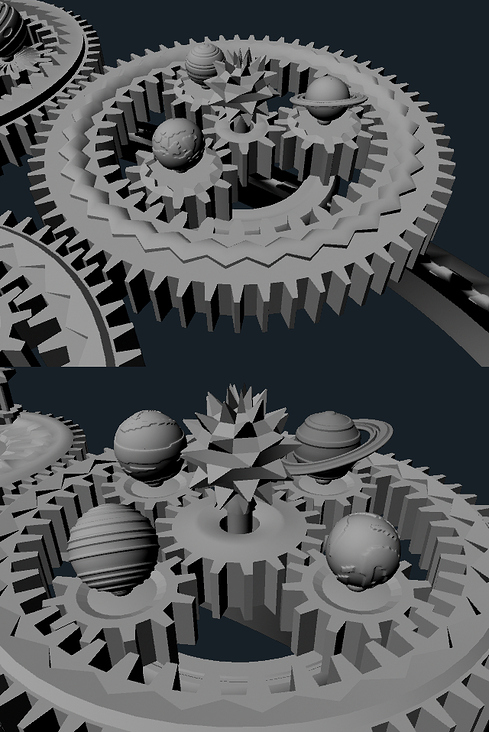 Planetary Gears Render