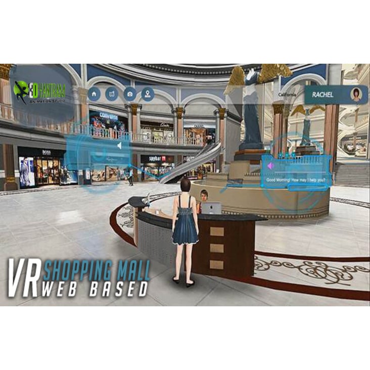 Приложения для виртуальных интерактивных торговых центров