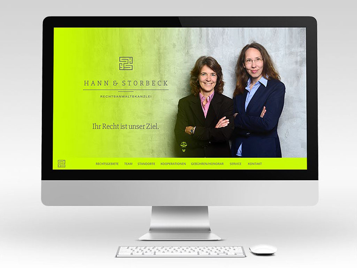 Webdesign / Hann & Storbeck
