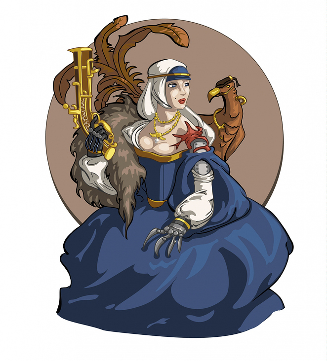 Vektorgrafik – Mutant Lady