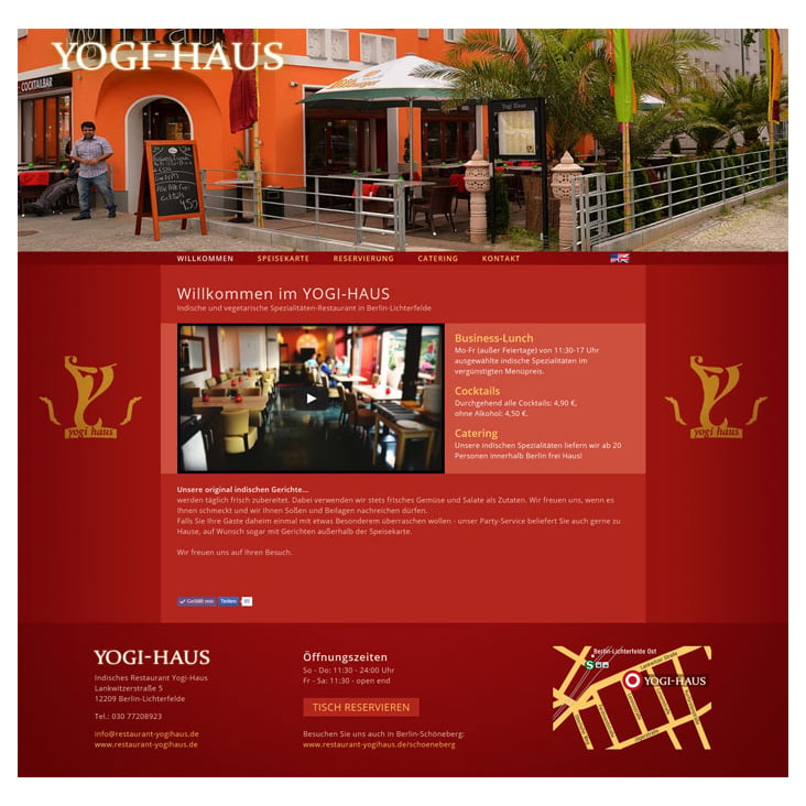 Yogi-Haus indisches Restaurant
