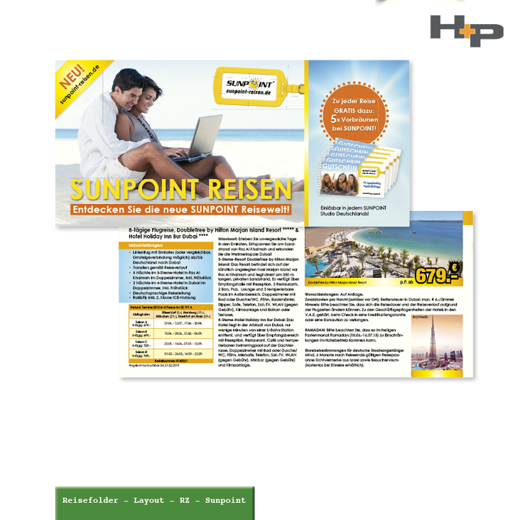 Sunpoint Folder Reise Layout
