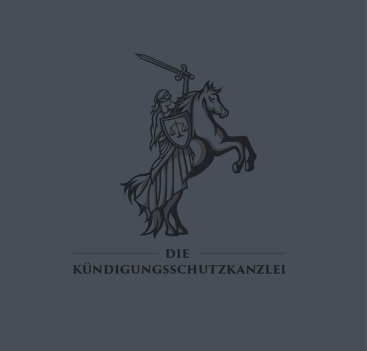 Logo Design – Die Kündigungsschutzkanzlei (dunkel)