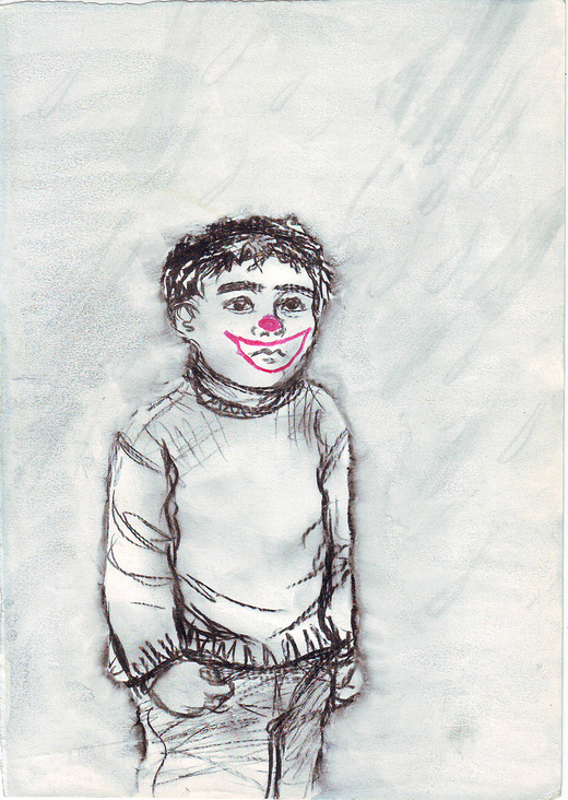 2000 Illustration: L’enfant clown (d’après un conte moderne)