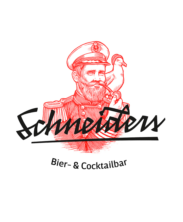 Corporate Illustration für die Hotelbar Schneiders im Hotel Küstenperle, Büsum.