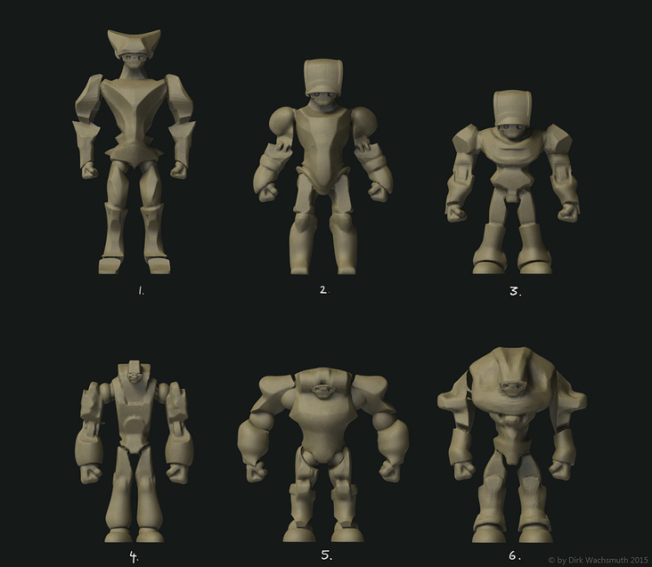 ‚Robot Giant‘ – Concept Sculpts