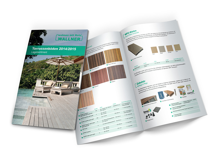 HolzLand – Konzeption und Umsetzung Wallner Broschüre