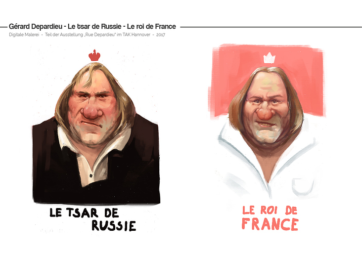 Gérard Depardieu – Le roi de France – Le Tsar de Russie