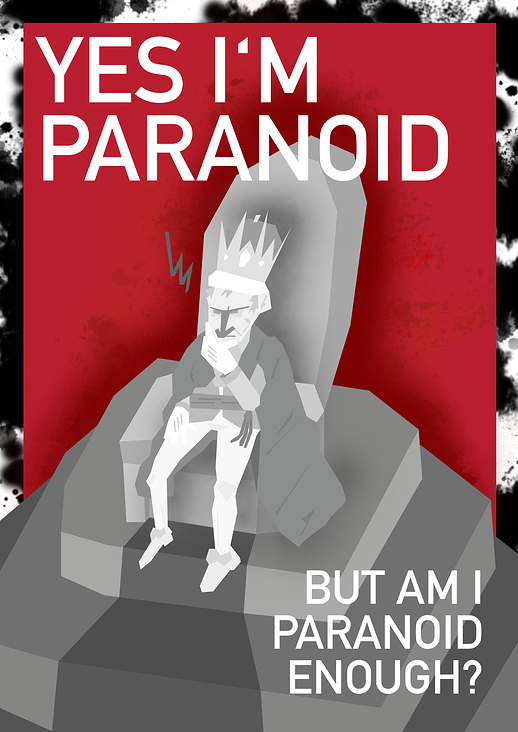 Paranoid King Poster