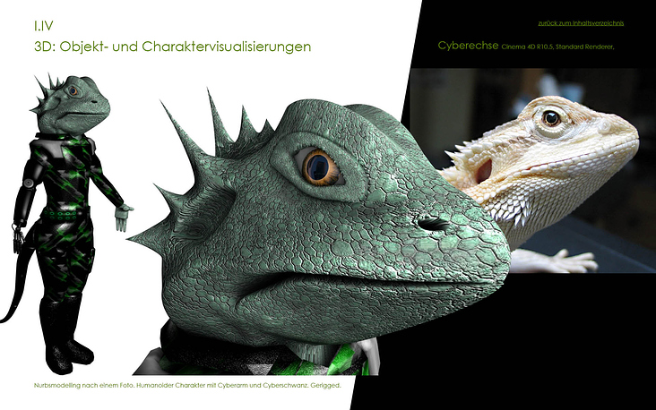 3D Charactermodelling Cyberechse