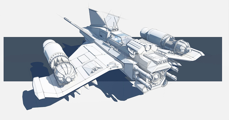conceptart spaceship