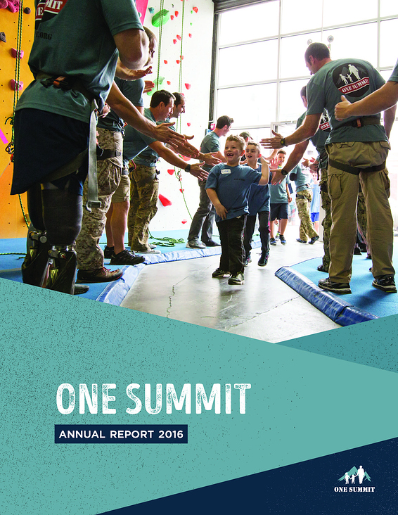 One Summit Jahresreport Cover