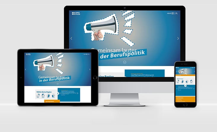 Webdesign – (BAG) Junge Pflege im Bundesverband