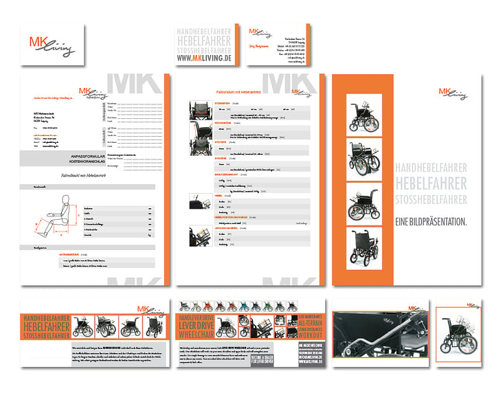 Corporate Design Entwicklung und Umsetzung für MK living