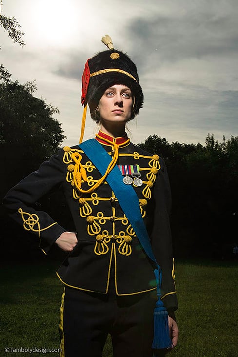 British 11th hussars uniform