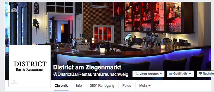 Social Media für eine Bar, Braunschweig