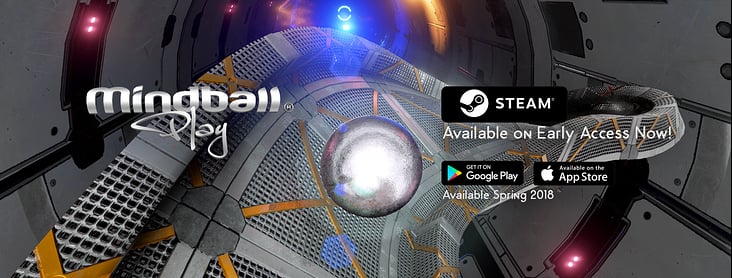Mindball Play game Steam Early Access announcement for Facebook and other social networks
