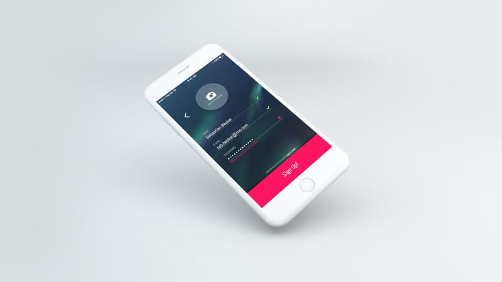 Sign Up Screen – UI Design