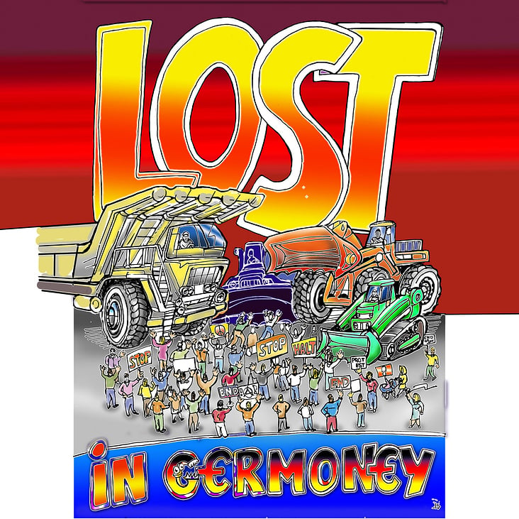 „Lost in Germony“ Poster Variante 2