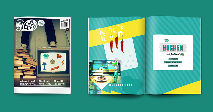 Editorial Design and magazine cover